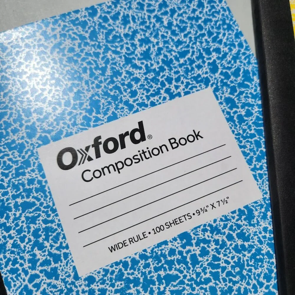 2 Pack Oxford Composition Notebooks 9.75 x 7.5